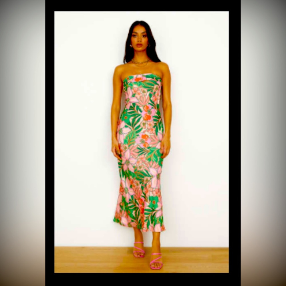 Hello Molly Highway to heaven maxi green dress